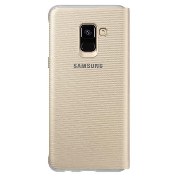 Samsung Neon Flip Cover A8 - kulta Guld