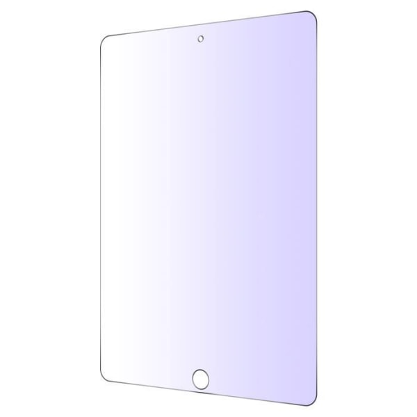 Glas iPad 2018, 2017 9.7 og iPad Air Anti-Blue lys affaset gennemsigtig Hvid