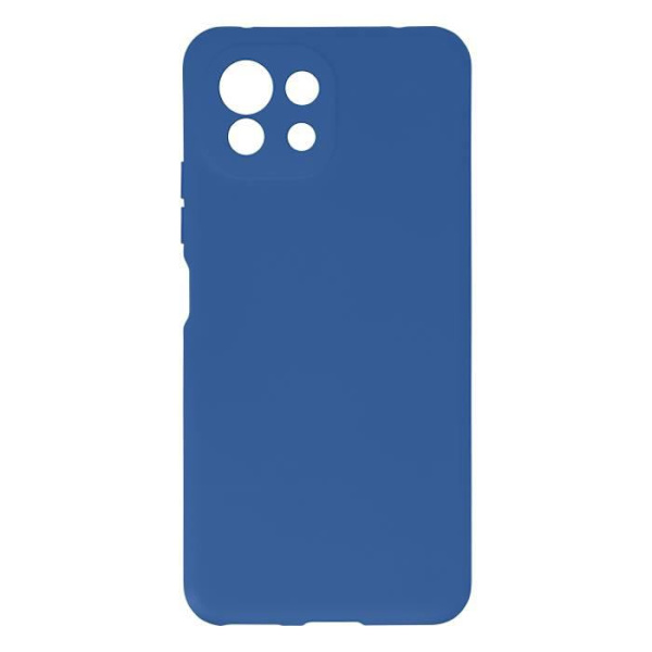 Beskyttelsesskal - Xiaomi - Mi 11 Lite - Semi-hård silikone - Soft Touch-finish - Blå Blå