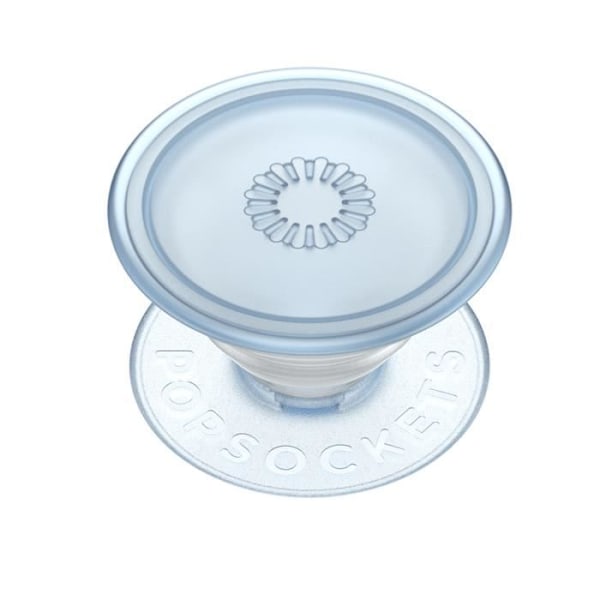 Telefonaccessoar - POPSOCKETS - PopGrip - Blå Genomskinlig - Video Stöd - Utbytbart PopTop genomskinlig blå