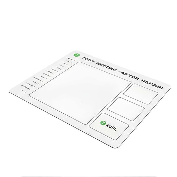 Magnetisk projektmatta - 2UUL - 30x25 cm - Vit - Magnetisk yta - Stort format
