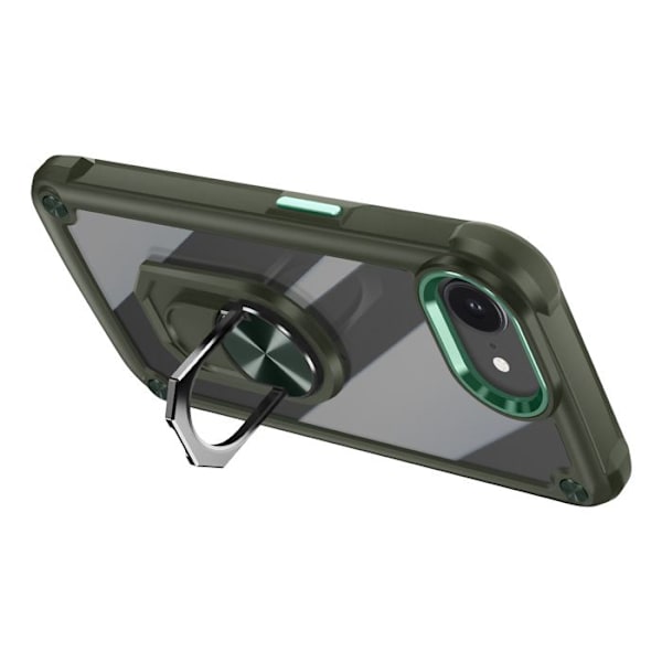 Skydd för iPhone 16e Magnetring Videostöd Grön Grön