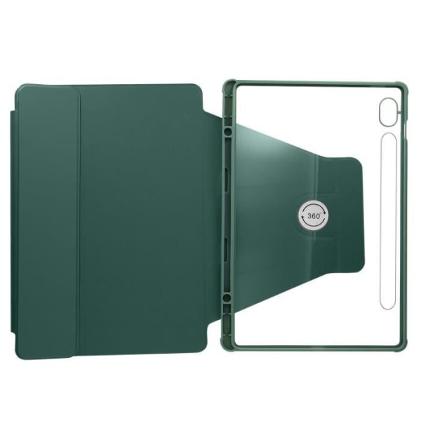 AVIZAR Fodral till Samsung Galaxy Tab S9 FE - 360° roterande stativ - Grön Grön