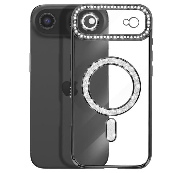 Coque Magsafe - AVIZAR - iPhone Air - Sort - Strassé - Beskyttelse mod stød Svart
