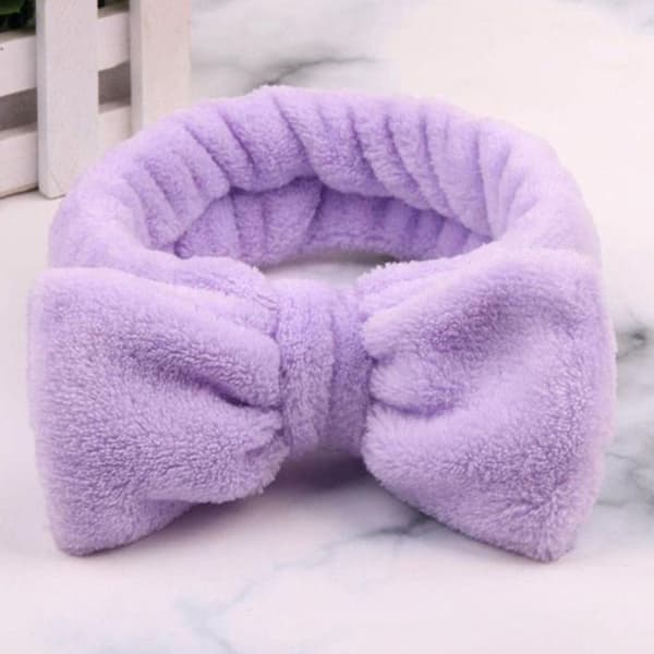 Bandeau Spa - ADVARSEL - Lilla - Blød - Antiskrid - Vaskbar Violett