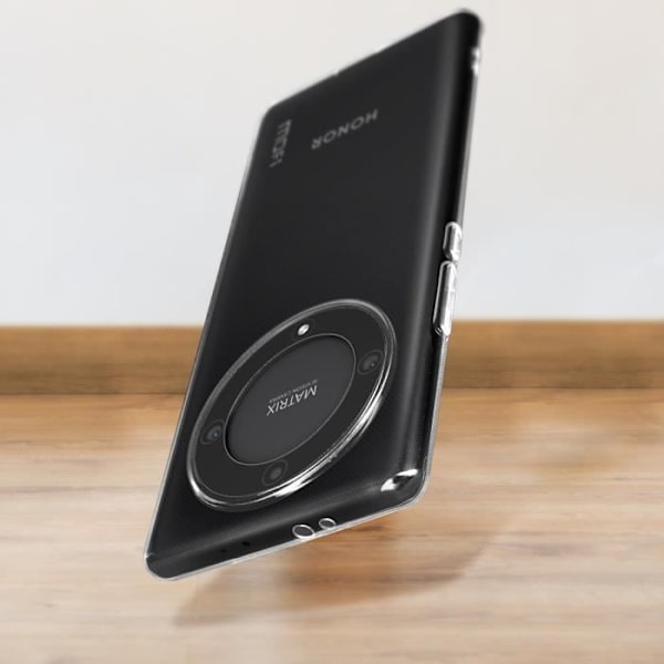 Etui - MOFI - Honor Magic 5 Lite 5G - Blød silikone - Beskyttelse mod stød og ridser Vit