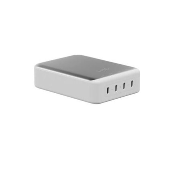 Bords-laddare - LINQ - GaN2 240W - 4 USB-C PD3.1-portar - Minimalistisk design - GaN2-teknologi