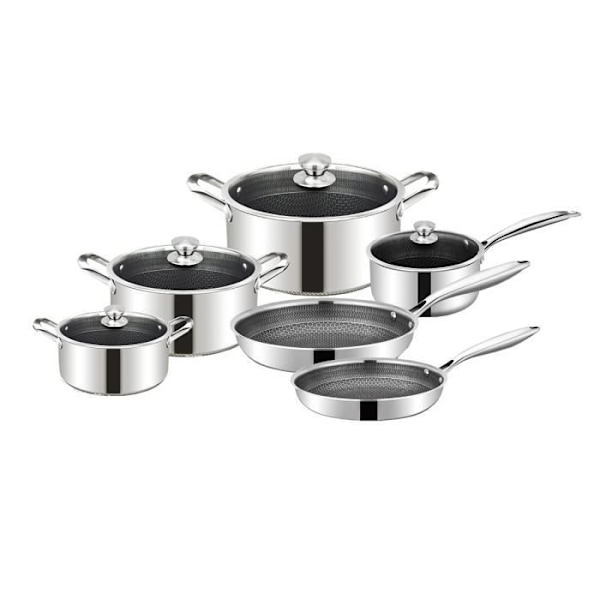 Köksredskap - Set med 10 stycken "svart kub"