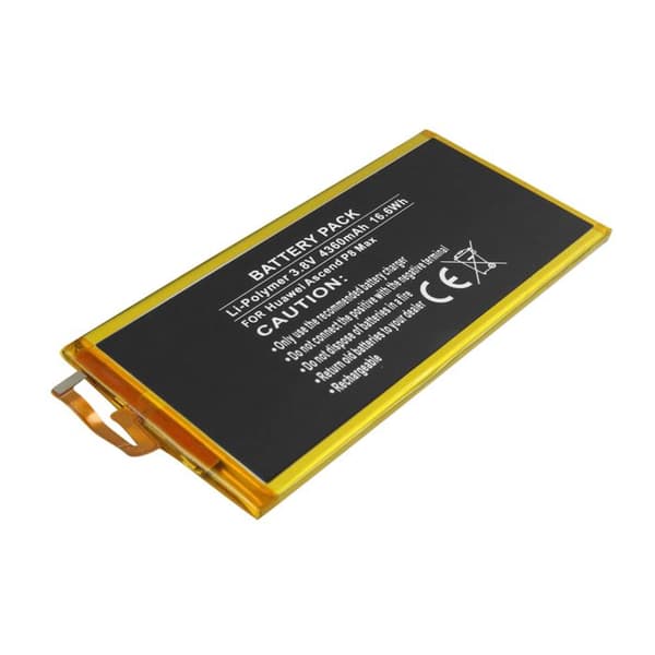 Batteri - AVIZAR - Huawei Ascend P8 Max - Li-polymer 3.8V - 4360mAh - Origin compatibility Gul
