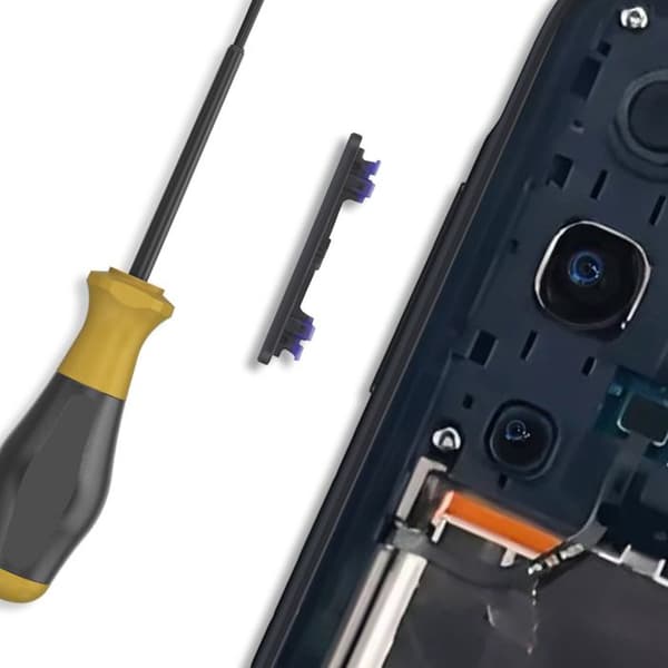 Volymknapp för Samsung Galaxy A16 Blå Natt Blå