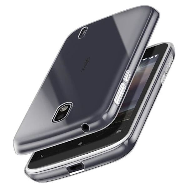 Coque för Nokia 1 Silikon Tunn Lätt Transparent Transparent