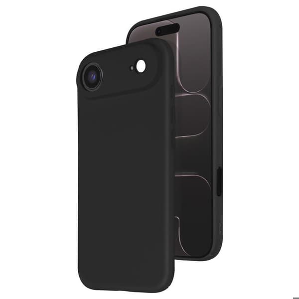 Cover - ADVISE - iPhone Air - Soft-Touch - Semi-rigid silicone - Sort Svart