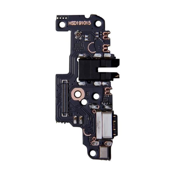 Oplader stik - Xiaomi - Redmi Note 8 Pro - USB type C - Jack 3.5mm - Indbygget mikrofon Svart