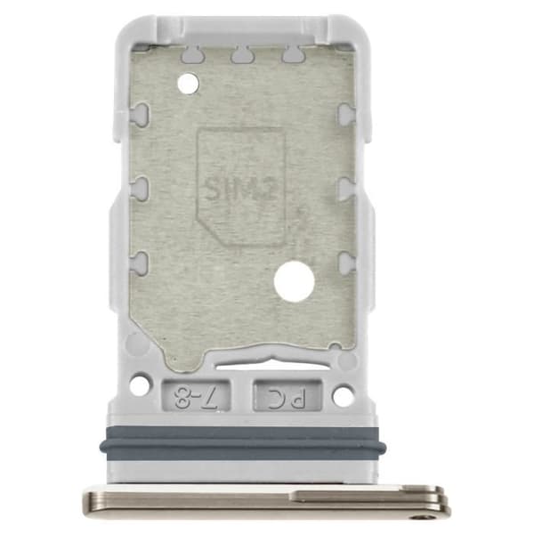 SIM-korttiteline - Samsung Galaxy S23 Ultra - 2 Nano SIM - Väri Beigen beige