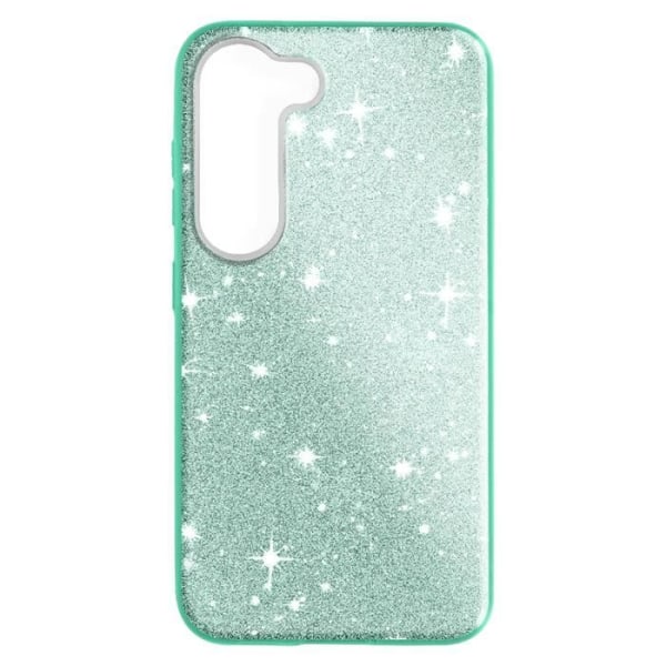 Glitter cover til Samsung Galaxy S23 Plus Semi-rigid Spark Cover grøn