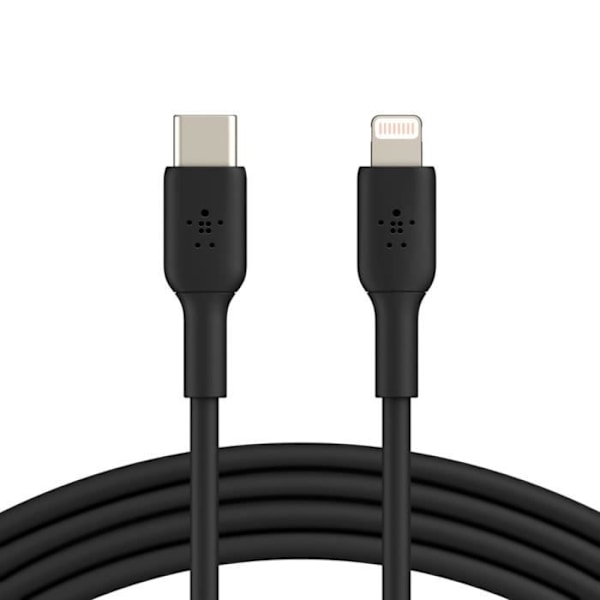 Belkin USB-C till Lightning Power Delivery 18W Sync-kabel 1m Svart