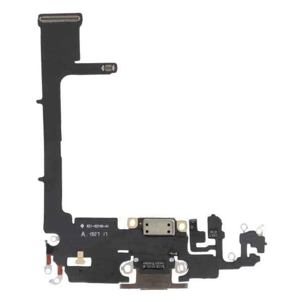 Lightning Ladeconnector - AVIZAR - iPhone 11 Pro - Guld - Inkluderer Mikrofon - CE/ROHS Gul