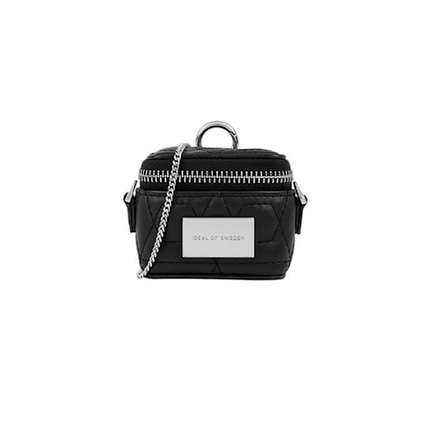 Mini Sac AirPods i quiltat läder - IDEAL OF SWEDEN - Svart