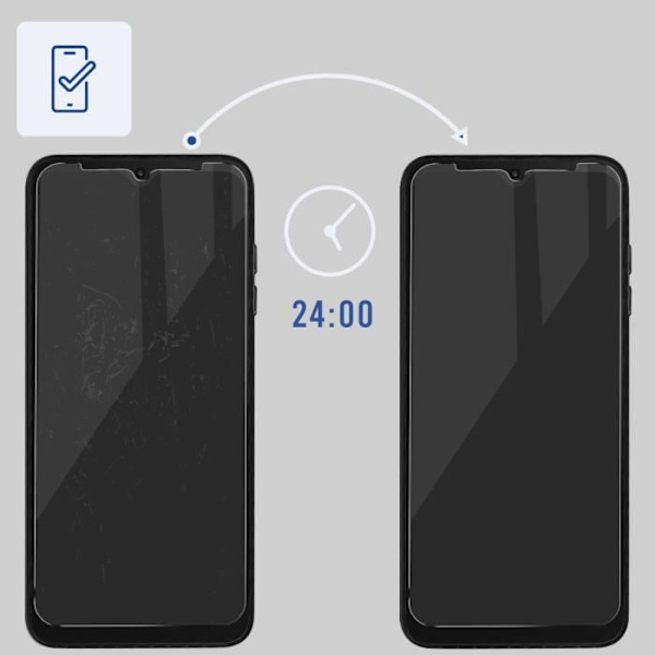 Elokuvan Suojaaja - 3mk - Fairphone 4 - Itsekorjautuva - Antibakteerinen - Läpinäkyvä Valkoinen Klar vit