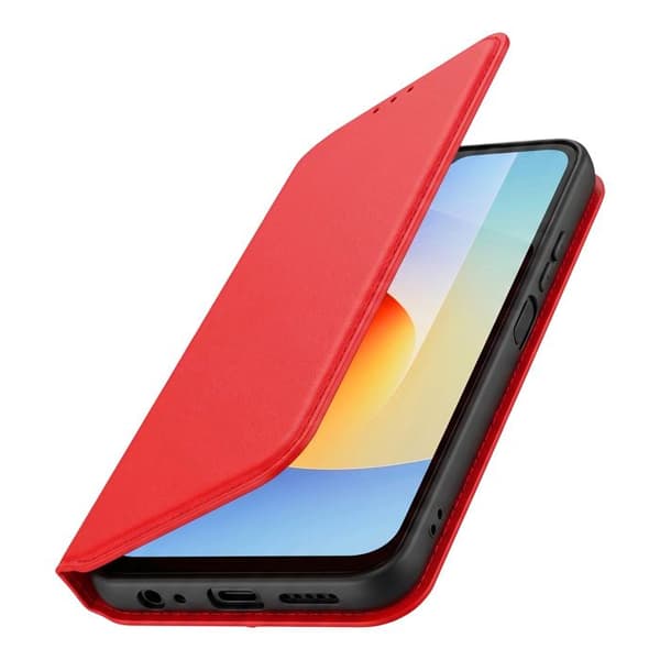 Fodral för Xiaomi Redmi A7 Pro Plånbok med Videostöd Röd Röd