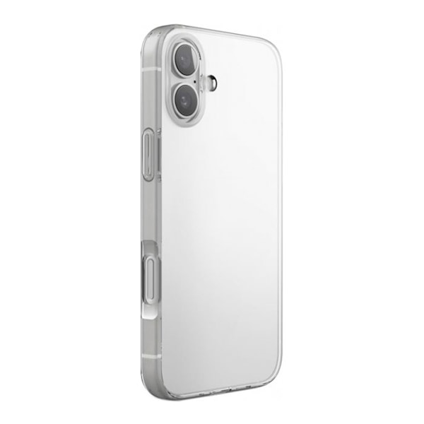 iPhone 16 Pro Max Suojapakkaus TPU-muovikotelo ja 7H Moxie-lasi Kirkas Vit
