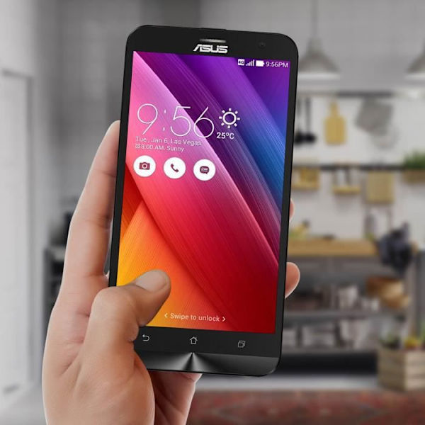 LCD-skärm - ASUS - Zenfone 2 ZE550ML - Komplett Touch Block - 5,5 tum - Original Svart Svart