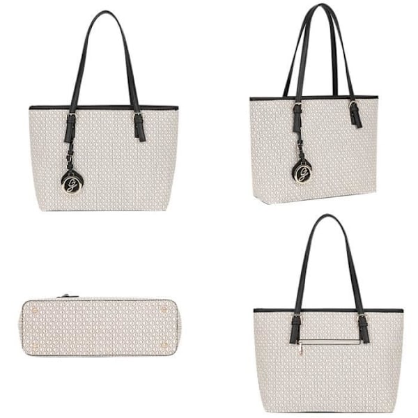 Tote Bag til Kvinder Gallantry Print Beige Beige
