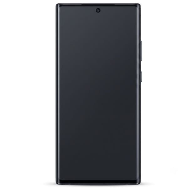 Fuldskærm til Galaxy Note 20 Ultra Soft OLED med Sort Ramme Svart