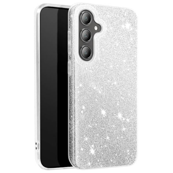 Samsung Galaxy S24 FE Hohtosilicone Kuori Hopea Grå