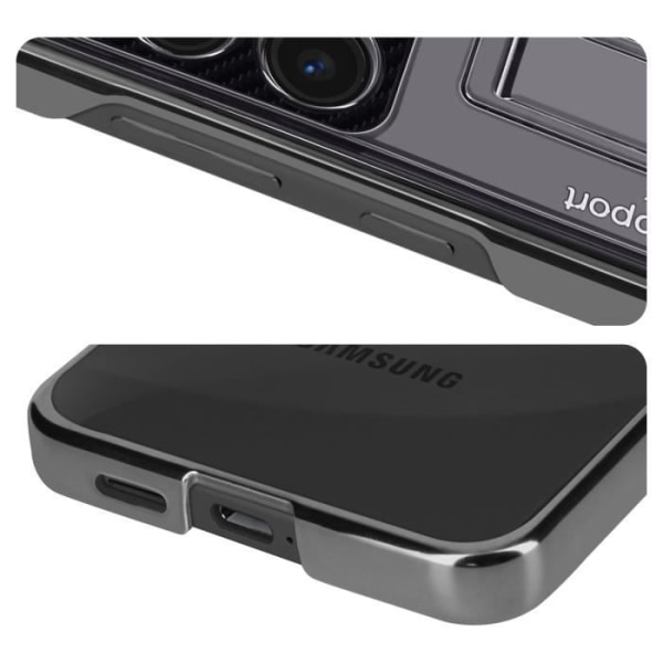 Taske til Samsung S24 - AVIZAR - Hard Back Soft Contour - Sort Svart