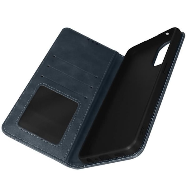 Oppo Reno 8 Lite 5G Flip Wallet Fodral Video Support Funktion midnattsblå Midnattsblå