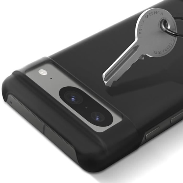 Coque til Google Pixel 8 - AVIZAR - Sort - Hårdt Polycarbonat - Anti-fingeraftryk Finish - Letvægts Design Svart