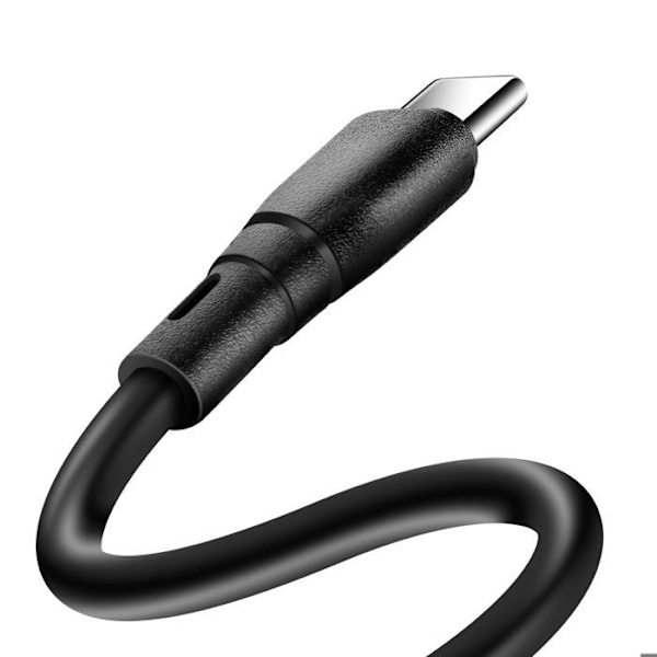 USB-C / USB-C Hurtigopladning 60W og Dataoverførsel 1m Blå Stjerne Sort Svart