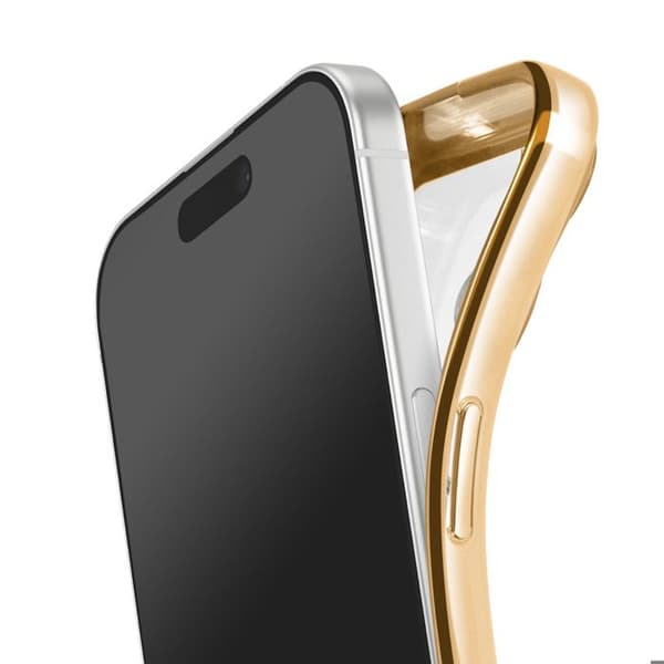 Coque Magsafe - AVIZAR - iPhone 17 - Krom Gyldne - Elegant beskyttelse - Fleksibel Gul