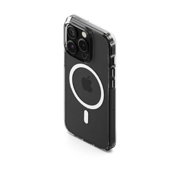 Kotelo iPhone 16 Prolle AeroMag Iskunkestävä ja UV-suojattu MagSafe-yhteensopiva CYGNETT Transparent Transparent