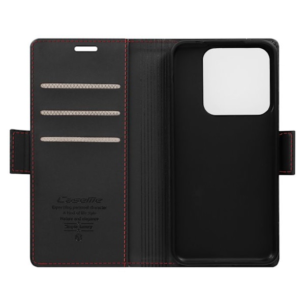 Étui til Xiaomi 14 Portefølje Anti-RFID Klap Vandret CaseMe Sort Svart