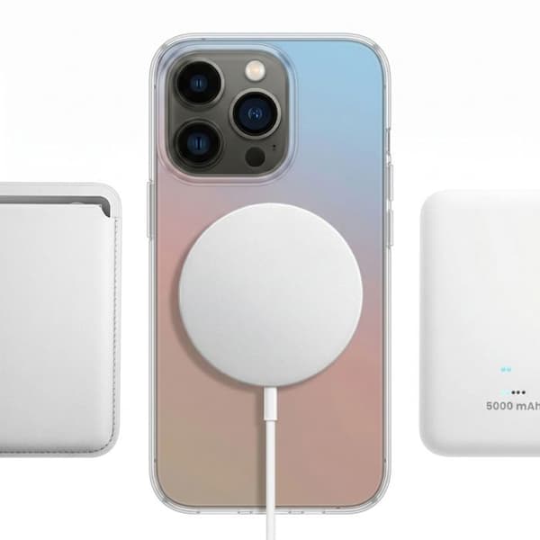 Stødabsorberende cover til iPhone 14 Pro Max med MagSafe-ring 3mk Multifarvet Svart