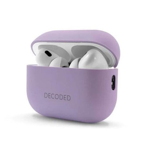 Coque - Dekoodattu - AirCase Silikoni - AirPods Pro 2 - Laventeli - Iskunkestävä suoja Lavendel