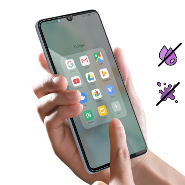 Härdat glas för Huawei P30 Hårdhet 9H+ Livstidsgaranti Force Glass Svart Svart