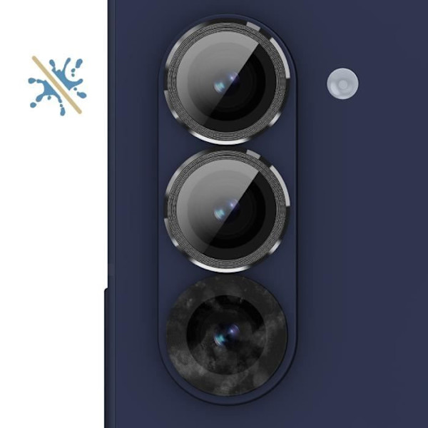 Kamerabeskyttelse til Samsung Z Fold 6 Hærdet glas 9H Metal Contour Enkay Black Svart