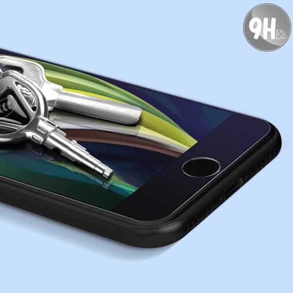 Skærmbeskyttelse - AVIZAR - iPhone SE 2020, 8, 7 - Anti-blålys - Hærdet glas - 9H Transparent
