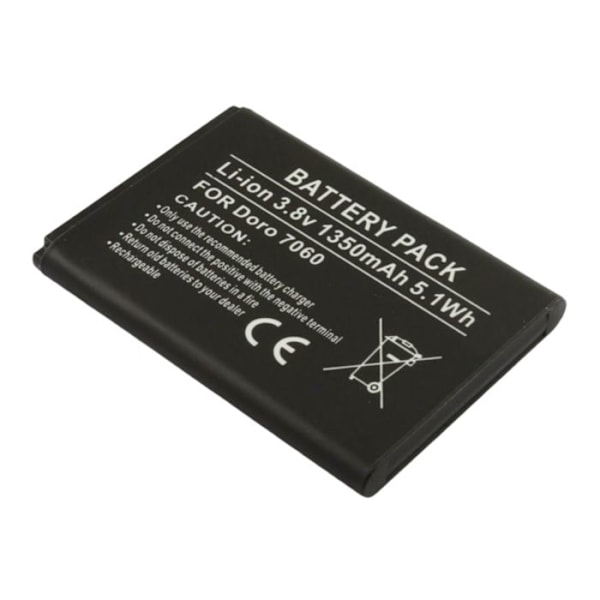 Batteri för Doro 7030 / 7031 / 7060 / 7080 Li-ion 3.7V 1350mAh 5.0Wh