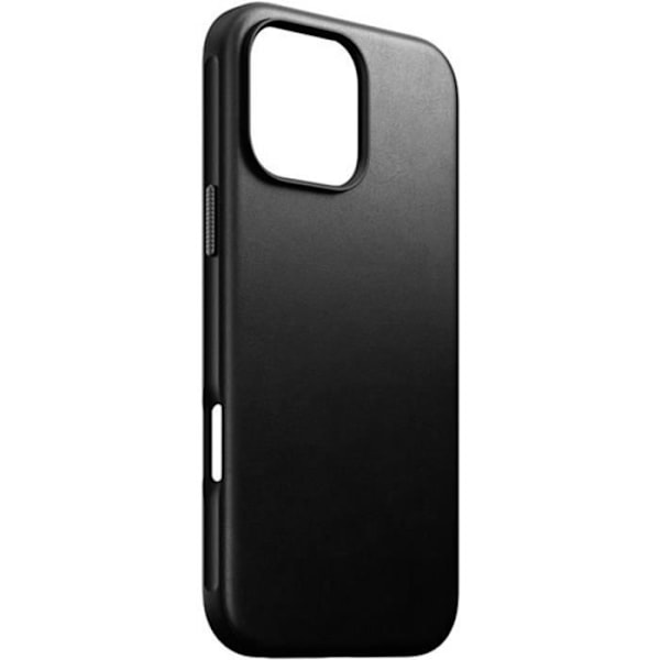 iPhone 16 Pro Max Cover - NOMAD - Stødsikkert læder - Sort Svart