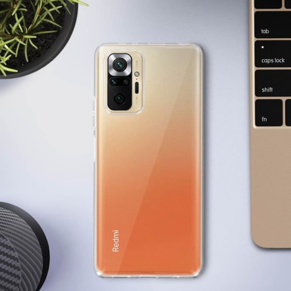 Xiaomi Redmi Note 10 Pro Case Fleksibel beskyttelse Tynd og Let Gennemsigtig Hvid