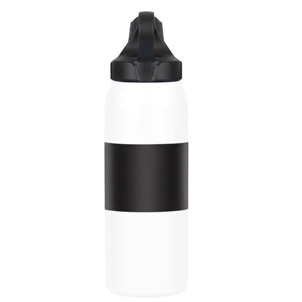 Sporttermometer 950 ml i Rostfritt Stål Modern Design Vit Vit Vit