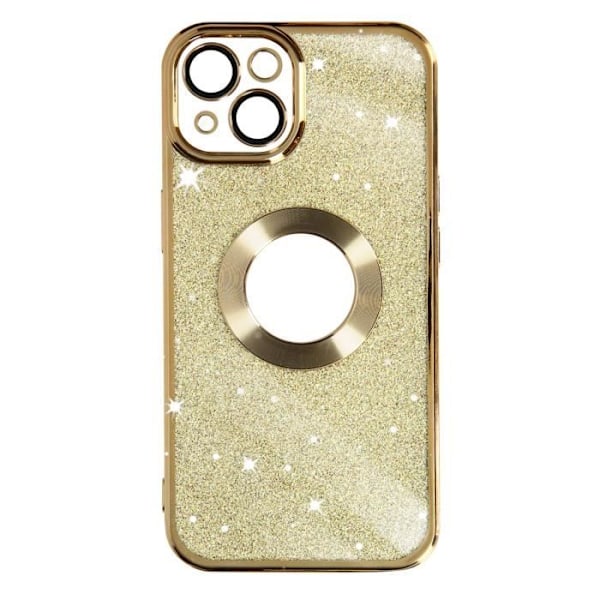 Coque iPhone 13 Paillette Or AVIZAR - Protecam Spark - Kromireunus - Ohut ja kevyt - Silikonigeeli - Keltainen Guld