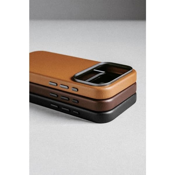 Nomad Traditional læderetui til iPhone 17 Pro – Sort Horween - NM011963858