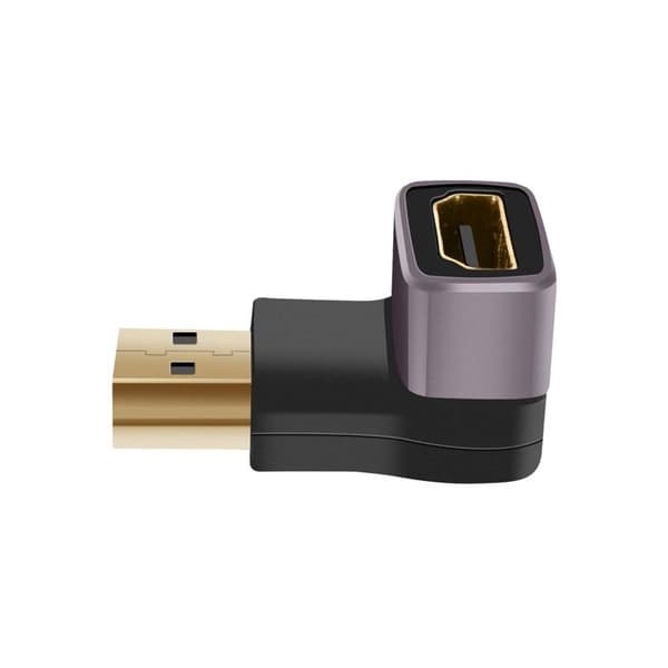 HDMI-videoadapteri - LINQ - 8K UHD - Naaras-mies - Pystysuora 90° kulma - Plug and Play