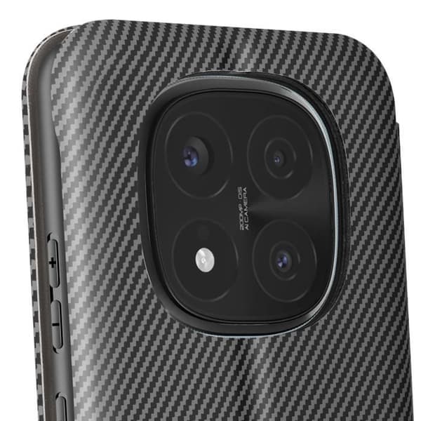 Kolfodral - AVIZAR - Redmi Note 14 Pro/Pro Plus - Syntetik läder - Kortficka - Magnetisk stängning Svart