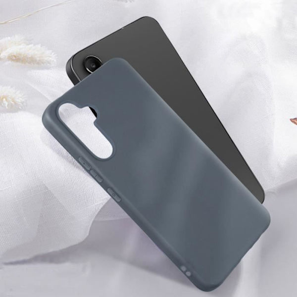 Skyddsskal - AVIZAR - Samsung Galaxy A54 5G - Mjukt silikon - Matt yta - Anti-repor Midnattsblå